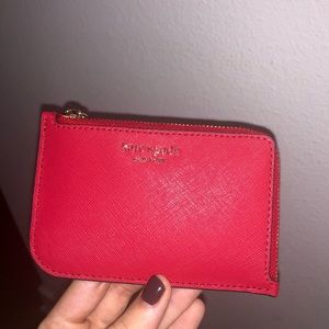 Kate Spade New York Zip Card Holder Keychain